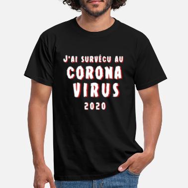 Port J&#39;ai survécu au Coronavirus - T-shirt Homme