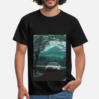 Touge Touge Drift 86 -kuvitus - Miesten t-paita