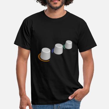 Drehknopf Synthesizer Drehknöpfe mit Leuchtanzeige - Männer T-Shirt