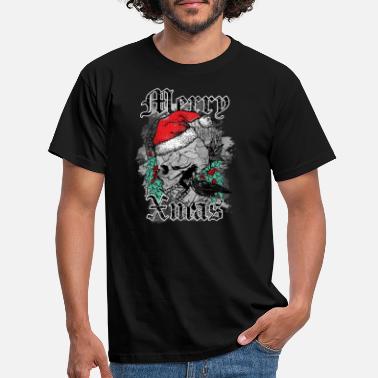 Christmas Skull Skull Merry Christmas Gift - T-skjorte for menn