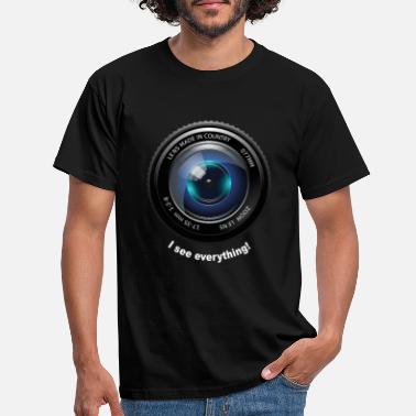 Aparat Fotograficzny Obiektyw aparatu - Koszulka męska