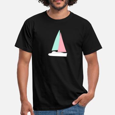 Båter båt - T-skjorte for menn