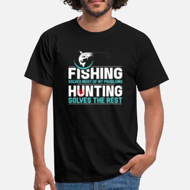 Jakt Fiske og Jakt - T-skjorte for menn