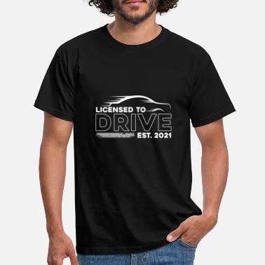 Prawo Prawo jazdy 2021 - prawo jazdy - - Koszulka męska