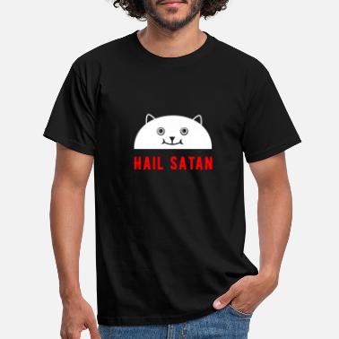 Hagel Hagel Satan lustige Parodie-niedliches Todesmetallgeschenk - Männer T-Shirt