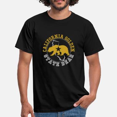 The Golden State California Golden State Bear - Men&#39;s T-Shirt
