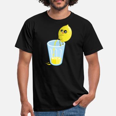 Grappige Lemon pees lemonade - Mannen T-shirt