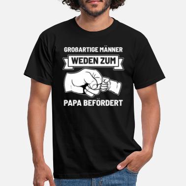 Vaterschaft Papa Schwangerschaftsankündigung - Männer T-Shirt