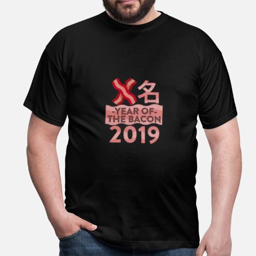 2019 Ano De La Camiseta De Tocino Divertidas De Ano Nuevo Juego De
