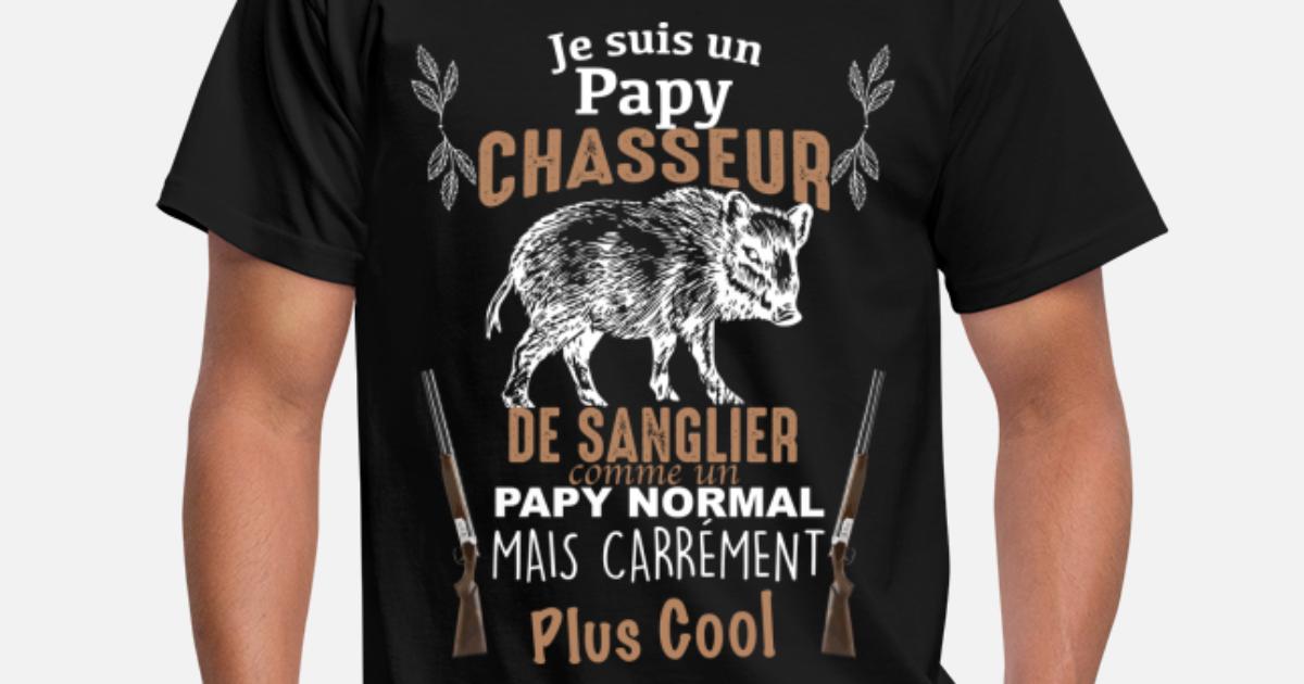 on nait Tous égaux Cadeau Chasseurs Tee Shirt Chasse Sanglier