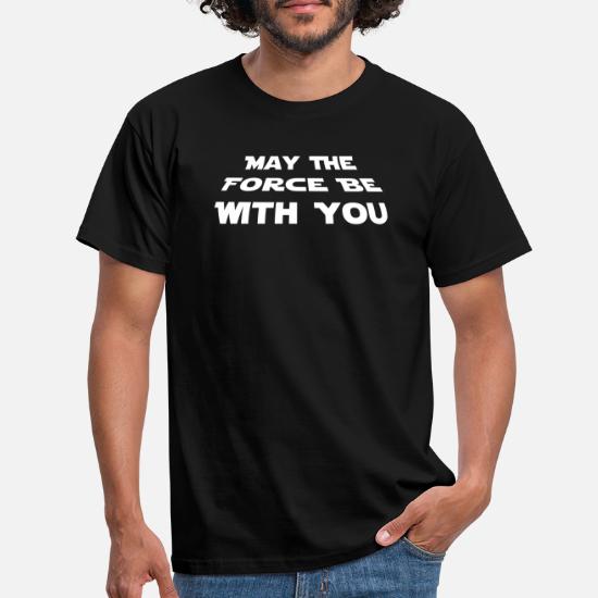 Star Wars Force Slogan Camiseta para Hombre 