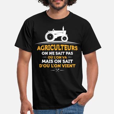 Je Dois y Aller TEEZILY T-Shirt Homme Agriculteur La Ferme mappelle 