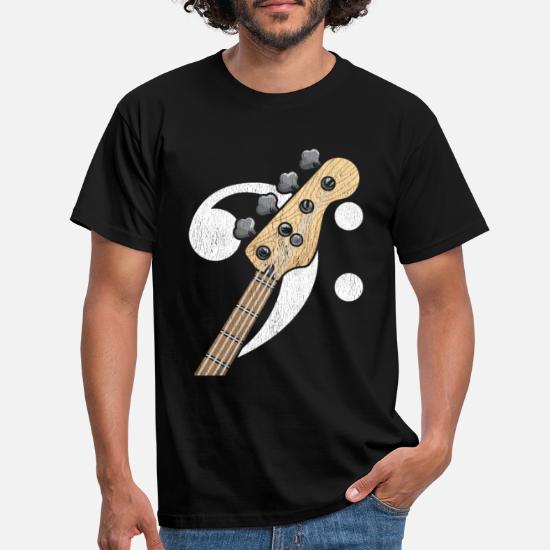 Bassiste Linstrument De Musique En Feu Basse Guitare T-Shirt 