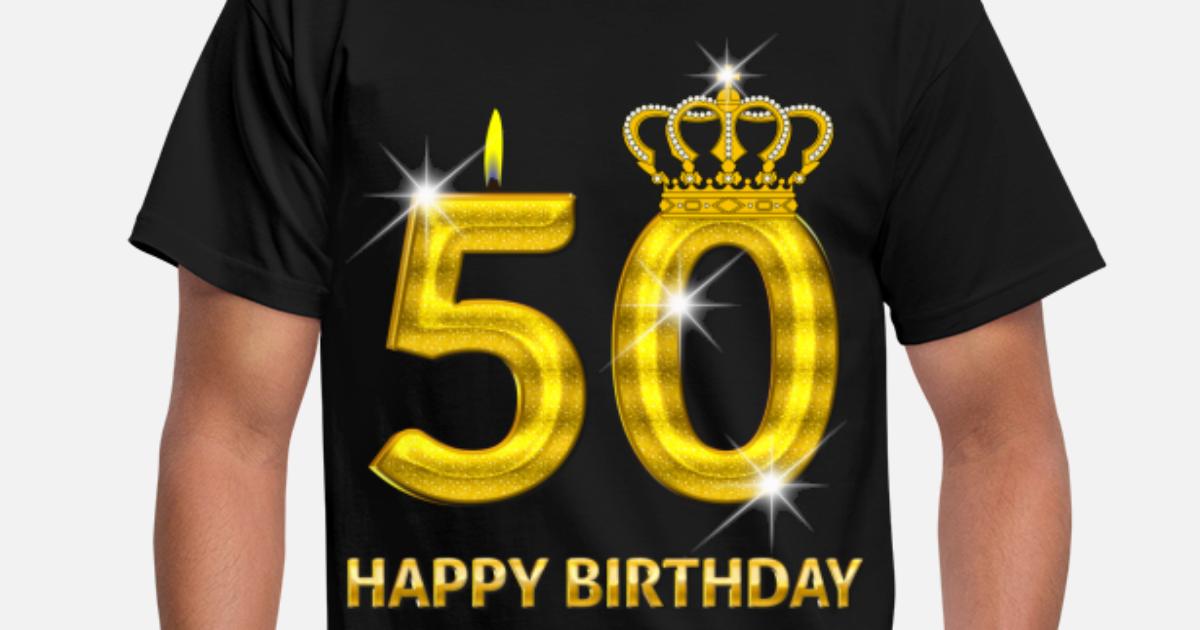 diseño con texto en alemán Camiseta para el 50 cumpleaños 