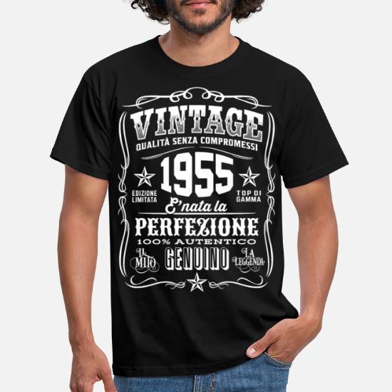 63rd Compleanno T-shirt nato nel 1955 Da Uomo Regalo Età-età alla perfezione 