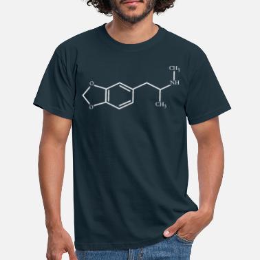 Mdma MDMA -formel - kjemisk formel - T-skjorte for menn