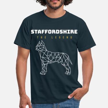 Staffordshire Staffordshire Dog Dog - Koszulka męska