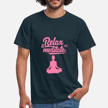 Meditieren Meditieren Meditieren Meditieren Meditieren - Männer T-Shirt