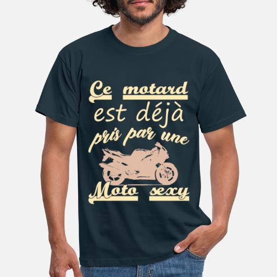 Motocycliste drôle Lovers Moto Homme T-shirt Homme Papa Cadeau T-shirt Superbike de Noël