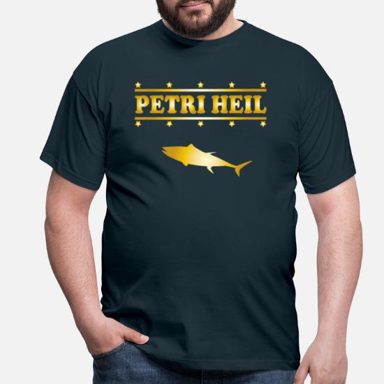 T-Shirt Angler Nur die Harten können Warten Angel Geburtstag Geschenk Petri Heil