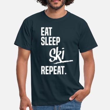 Ski EAT SLEEP SKI - T-shirt Homme