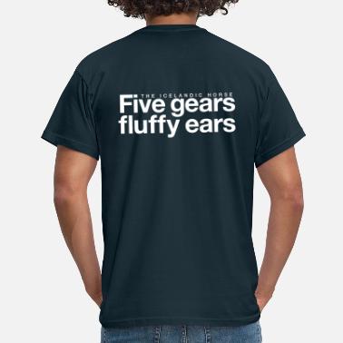 Five Five gears fluffy ears - T-skjorte for menn