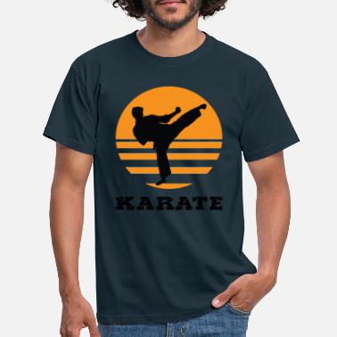 Damen Kurzarm Girlie T-Shirt Karate-Piktogramm Kampfkunst Kampfsport fighting 