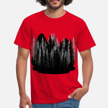 Karpaty Dark Fantasy Natura Creepy Wilderness Leśne Karpaty - Koszulka męska