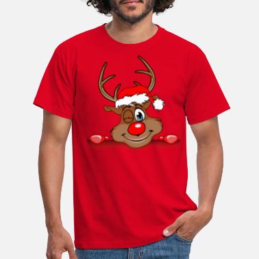 Rentier Rentier Rudolph - Männer T-Shirt