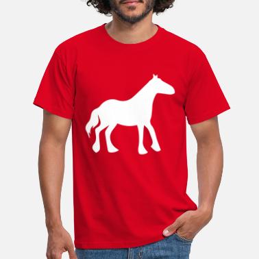Western Rider horse - Men&#39;s T-Shirt