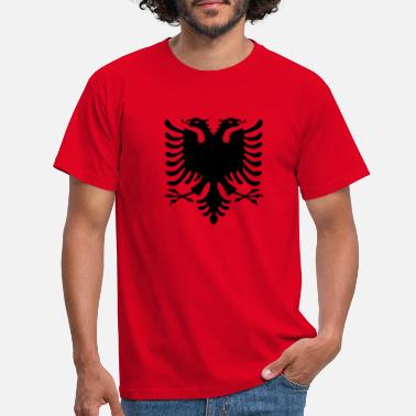 Albanian Eagle Toddler Girls Short Sleeve Ruffled T Shirt 