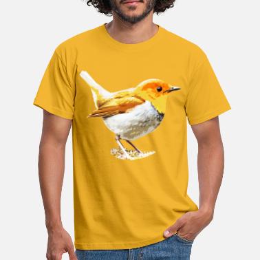 Oiseau De Nuit Oiseau rouge gorge biodiversité ornithologie chant - T-shirt Homme