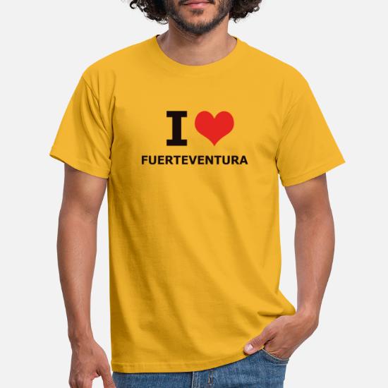 I love coeur Fuerteventura Mesdames t-shirt 
