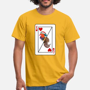 Mandarin Mandarin and-spillekort - T-skjorte for menn