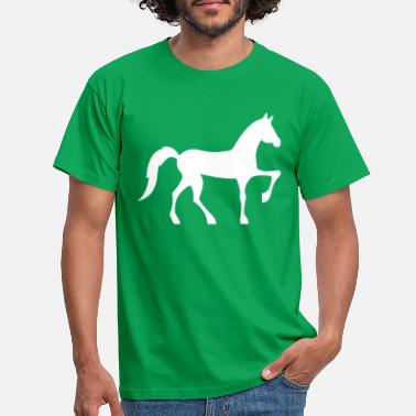 Ponnigård galopperende hest - T-skjorte for menn