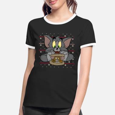 Tom und Jerry X-Mas Sandwich - Women&#39;s Ringer T-Shirt
