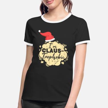 Spiritoso Natale che dice divertente spiritoso - Maglietta contrast donna