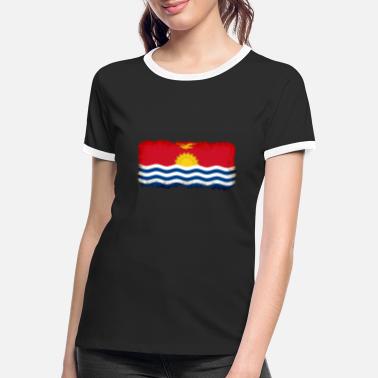 Kiribati Kiribati - Frauen Ringer T-Shirt