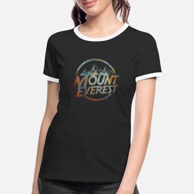 Le Mont Mont Le Mont Everest - T-shirt contrasté Femme