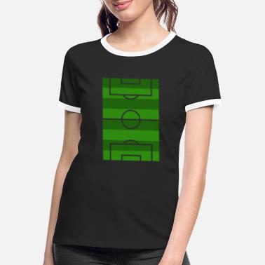 Fotballbane Fotballbane - Kontrast T-skjorte for kvinner
