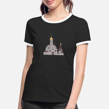 Ortodokse ortodokse kirke - Kontrast T-skjorte for kvinner