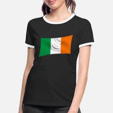 I Love Ireland Donna T-SHIRT FUN MAGLIETTA CALCIO MAGLIA EM WM Irlanda Bandiera vacanza 