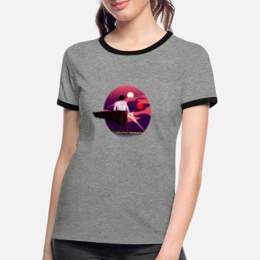 Kylo Ren Sunset Ren - T-shirt contrasté Femme