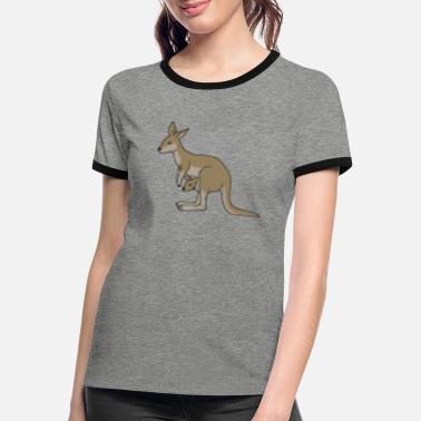 Känguru Känguru - Frauen Ringer T-Shirt