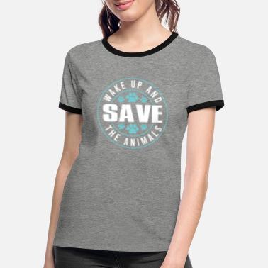Protection Des Animaux Protection des animaux - T-shirt contrasté Femme