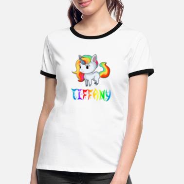 Tiffany Tiffany Einhorn - Kontrast T-skjorte for kvinner