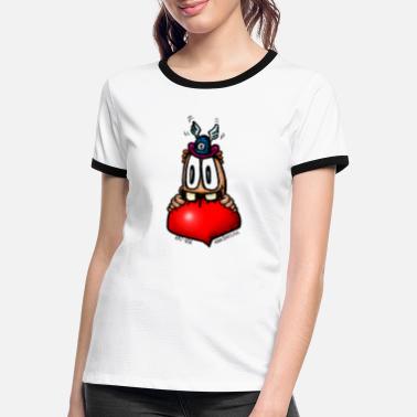 art-geil-heart - Frauen Ringer T-Shirt