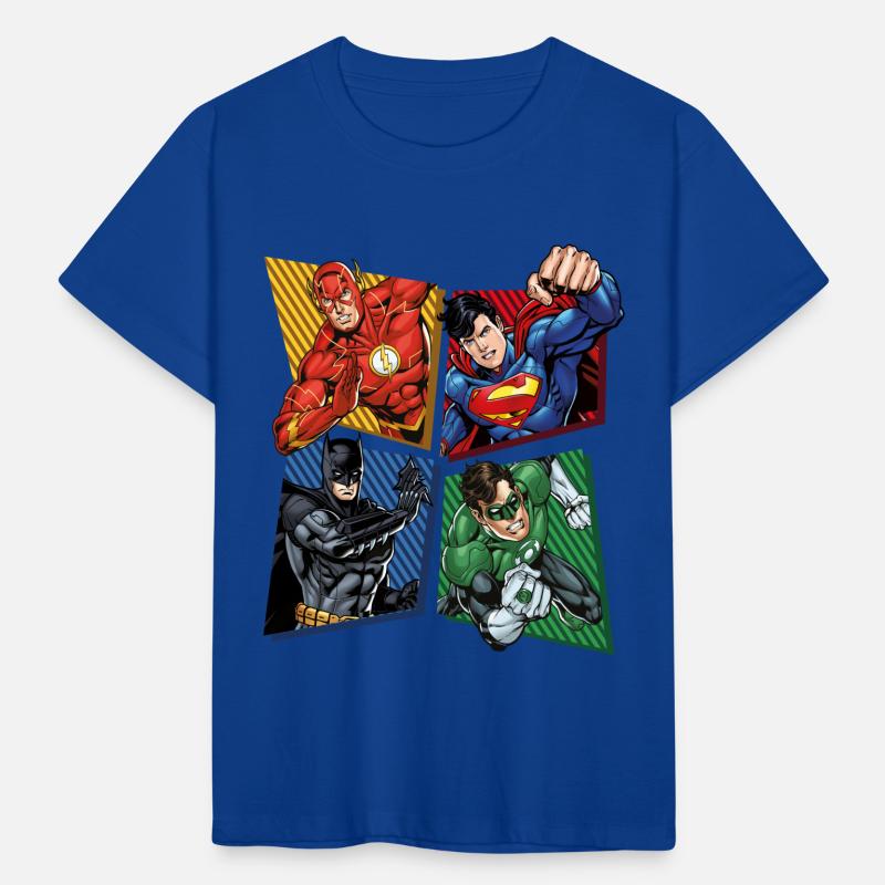 Detecteerbaar kalmeren meer DC Comics Justice League Superhelden Groep' Kinderen T-shirt | Spreadshirt