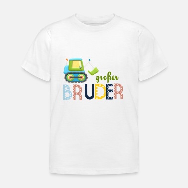 Großer Bruder großer Bruder Traktor - Kinder T-Shirt