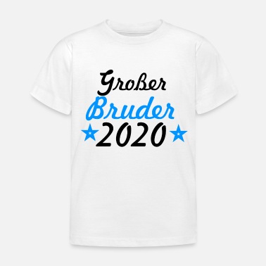 Großer Bruder Grosser Bruder 2020 blau - Kinder T-Shirt